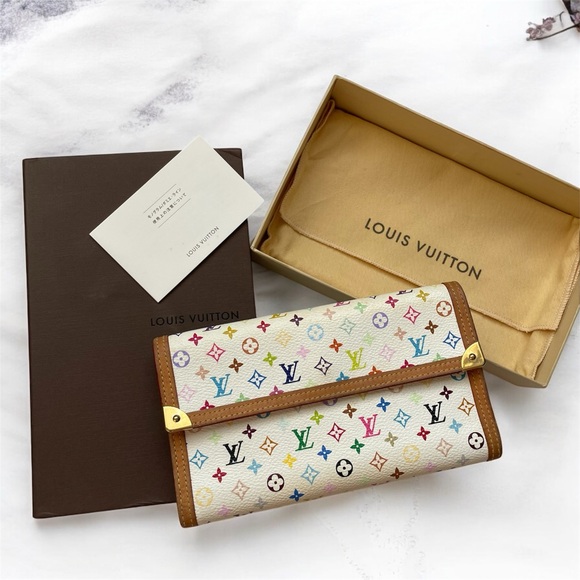 Louis Vuitton Handbags - 🌈 Louis Vuitton Murakami multicolor wallet with box set
